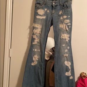 Dolce & Gabbana distressed jeans